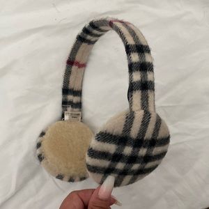 Burberry ear muffs